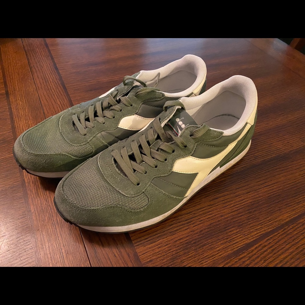 DIADORA Camaro casual sneakers, olive green